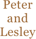 Peter and Lesley